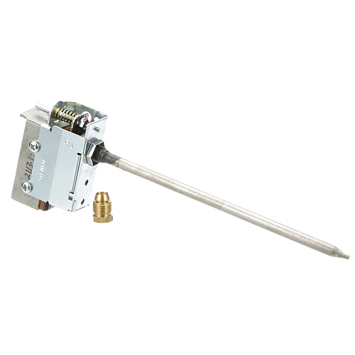 Jackson 6401-021-83-90 Wash Thermostat 150&deg;F Fixed 1/4" X 6" Rigid Bulb W/Stuff Box