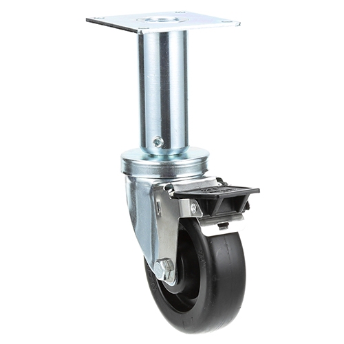 Pitco PTPP10815 4" Swivel Plate Caster Wheel W/Brake