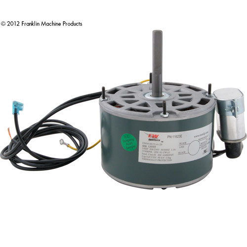 Kolpak KLP11623E Condenser Fan Motor 1550 RPM CW 7/16" Shaft 208-230V