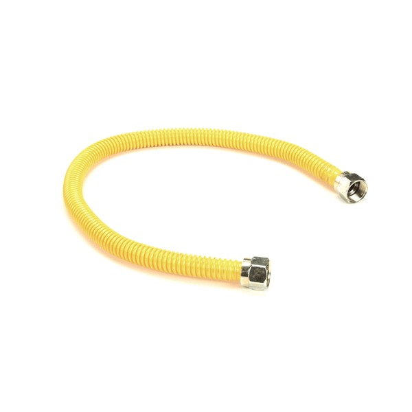 Pitco 60128016 Fryer Flex Gas Tubing W/Fittings 28" Yellow