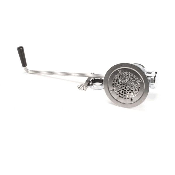 T&S Brass B-3952-VR Waste Drain Valve W/Strainer Twist Handle 3-1/2"