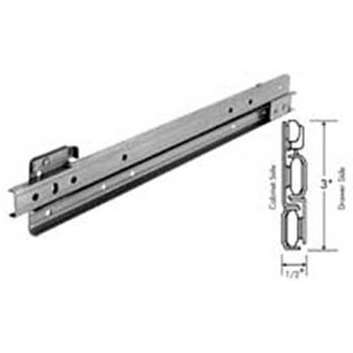 Standard Keil 1425-2020-1000 Pair of 20" Stainless Steel Drawer Slides