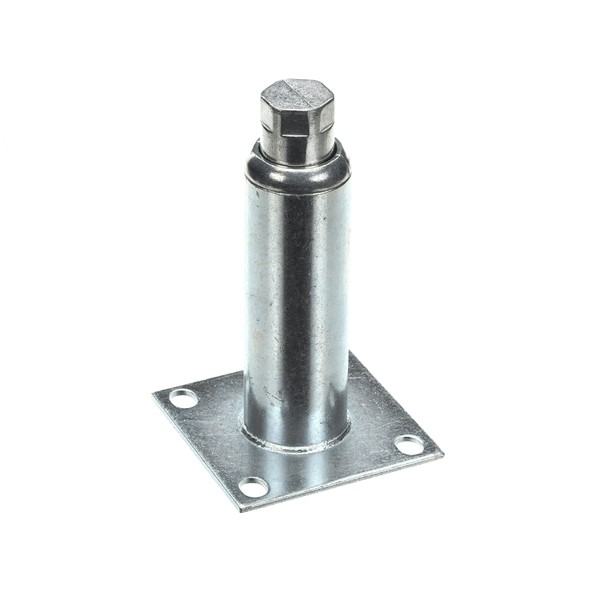 Duke 214556 Refrigerator Adjustable Leg 6" Plate Mount Galvanized Steel