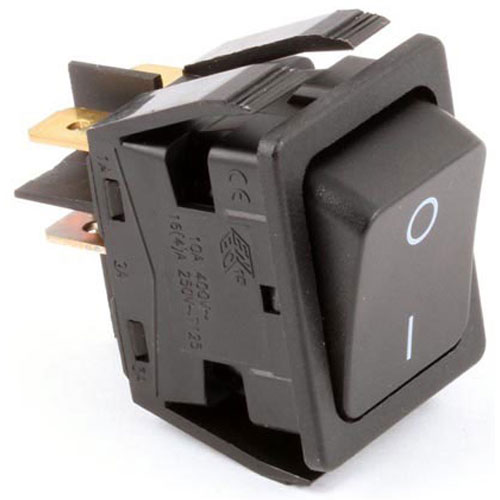 APW 2E-1305612 Heavy Duty Electric Fryer DPST Rocker Non-Lit Switch 20A