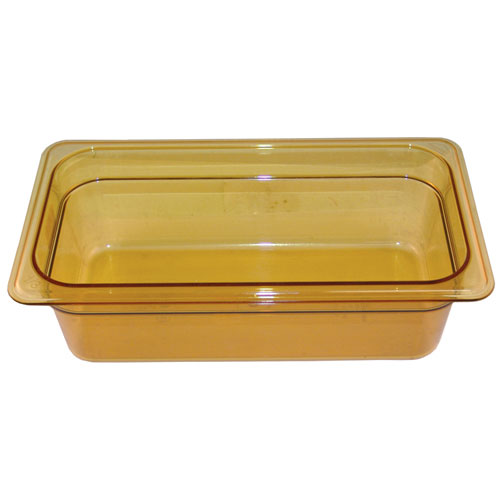 Cambro CAM34HP150 Hot Pan 1/3 X 4-150 Amber