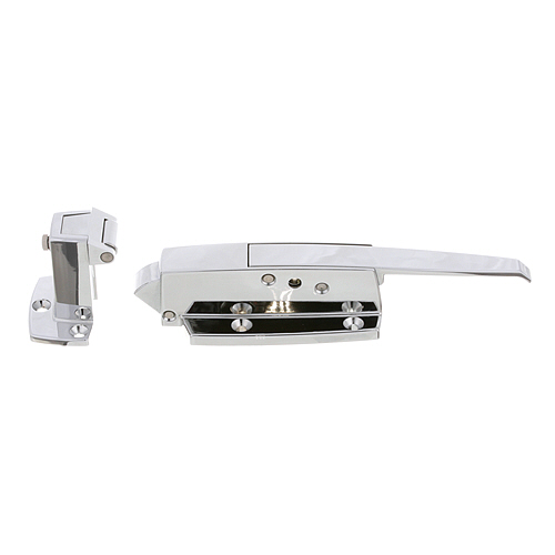 Component Hardware Group W19-1500 Door Latch W/Strike Chrome-Plated Offset 3/4" To 1-5/8"
