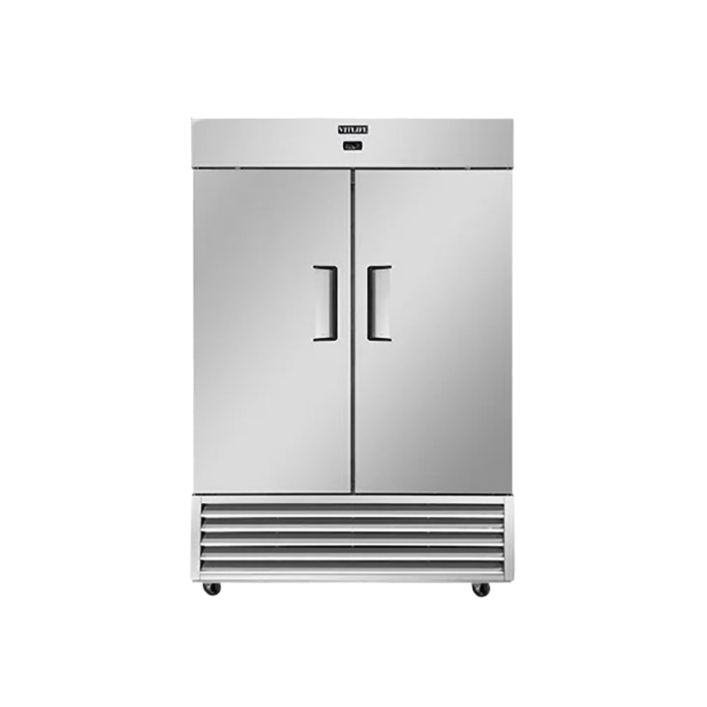 VITLIFE Commercial VRB54R 2-Solid Door Reach-In Refrigerator 44.89 cu. ft.