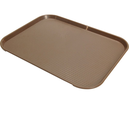 Cambro 1418FF-167 Brown Food Tray , 13-3/4X17-3/4"