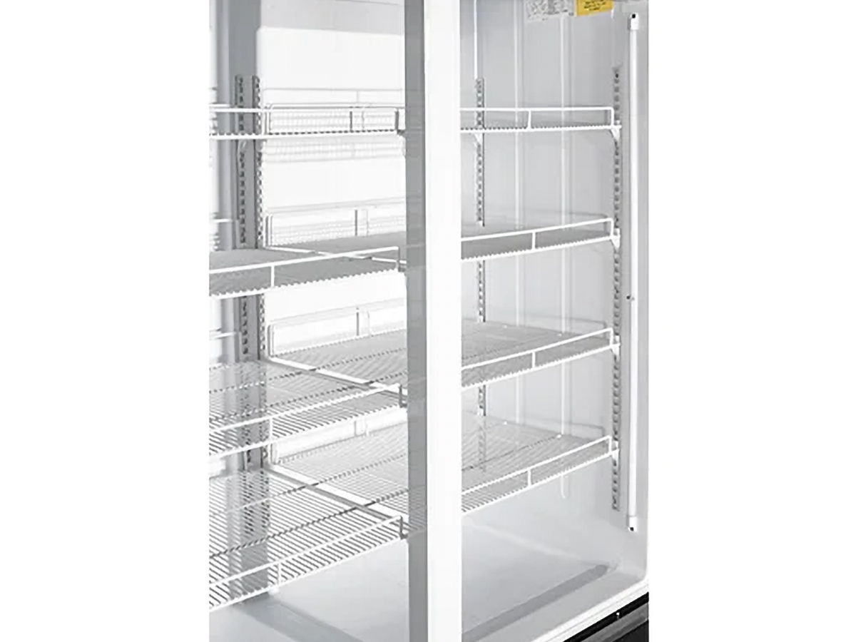 VITLIFE Commercial VSC788VCW 40" Double Door Glass Merchandiser Refrigerator