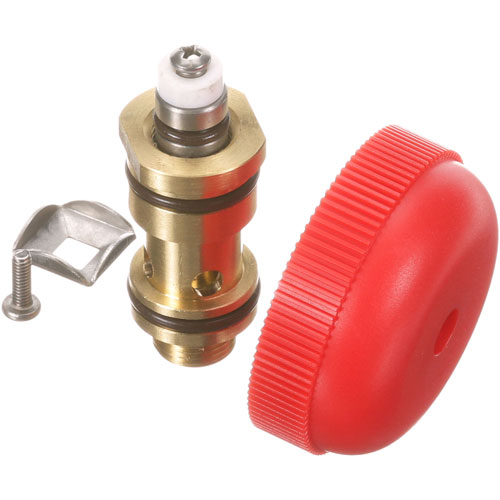 Cleveland SE00030 Steamer Trunion Valve Assembly W/ Knob  3/8" MPT