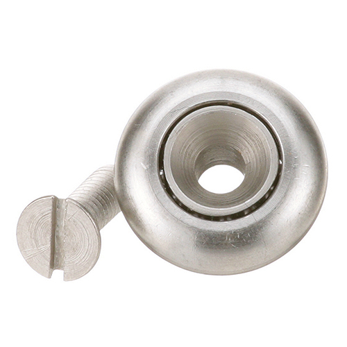 Frymaster FM8102198 S/S  Drawer Slide Bearing Roller W/ Screw and Stud, 1-3/32" x 3/8" x 1/4"-20