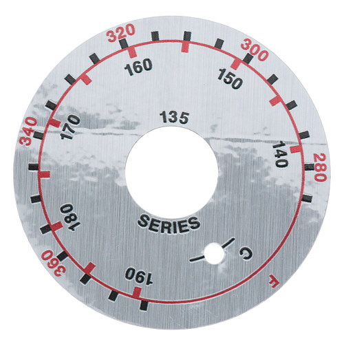 Frymaster 8021470 Fryer Dial Plate Label