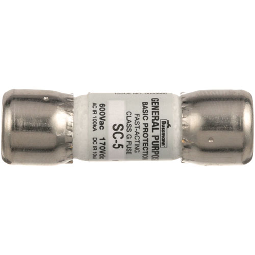 Hobart 00-FE22-45 SC-5 Fuse, 600V/5A, Lincoln 1300 to 1311 Series
