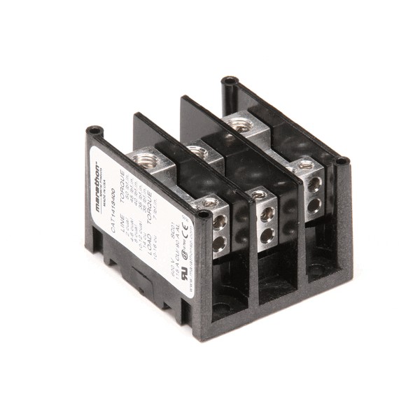 Duke 153210 Oven Power Distribution Terminal Block 3-Pole 115A 600V