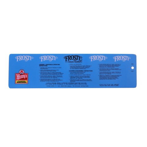 Taylor Freezer 045851 Decal - Taylor