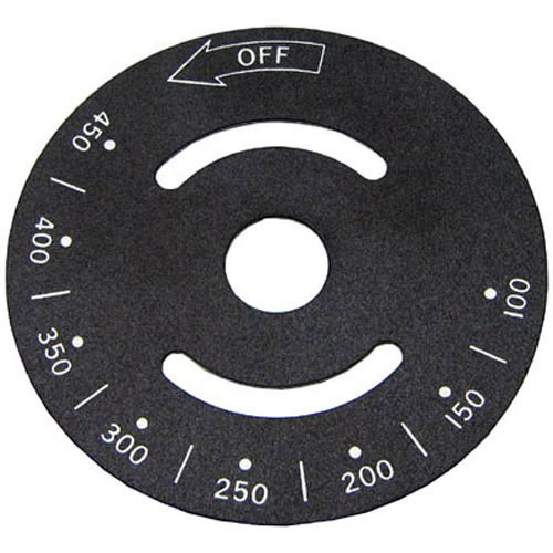 Hobart 810069 Black Dial Plate 3-1/4" DIA 100-450&deg;F