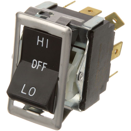 Blodgett 07636 Oven Rocker Switch 3PDT On-Off-On 15A/10A 125V/250V