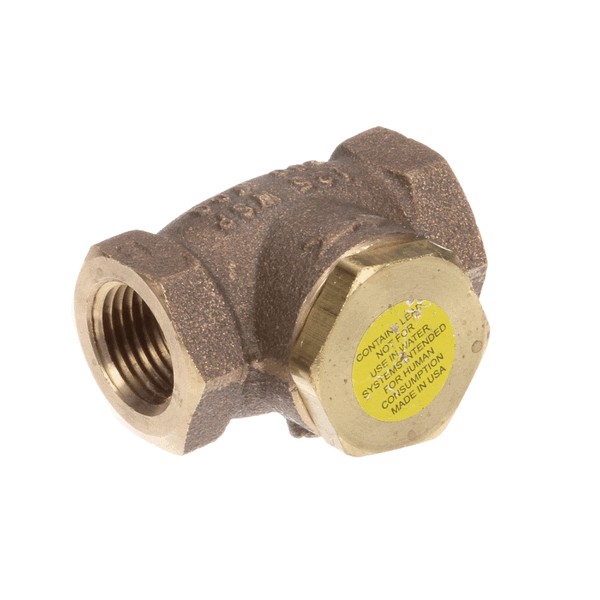 Vulcan Hart 833648-00002 Kettle Swing Check Valve Brass Finish