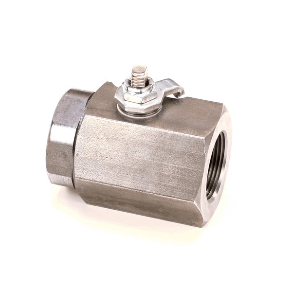 GILES 40818 Fryer Drain Ball Valve Single Thread End 1-1/4"