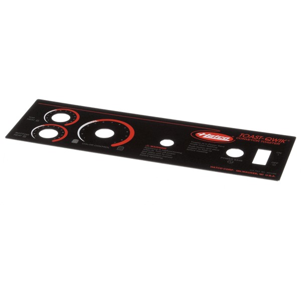 Hatco 07-01-255-00 Toaster Control Plate Standard TQ