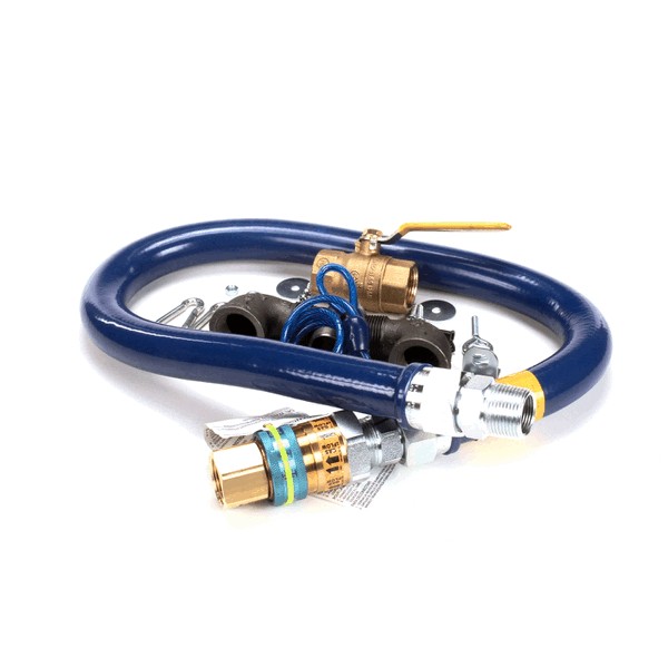 Pitco B8003106 Fryer Gas Hose 48" X 1" NPT Quick Disconnect PG