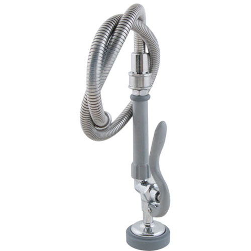 T&S Brass 0100SWV Pre-Rinse Swivel Hose & Spray Valve Assembly 44"