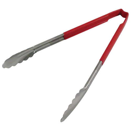 Tong Red/Ss 12 In Scallop Grip For Vollrath/Idea-Medalie - Part# 4781240